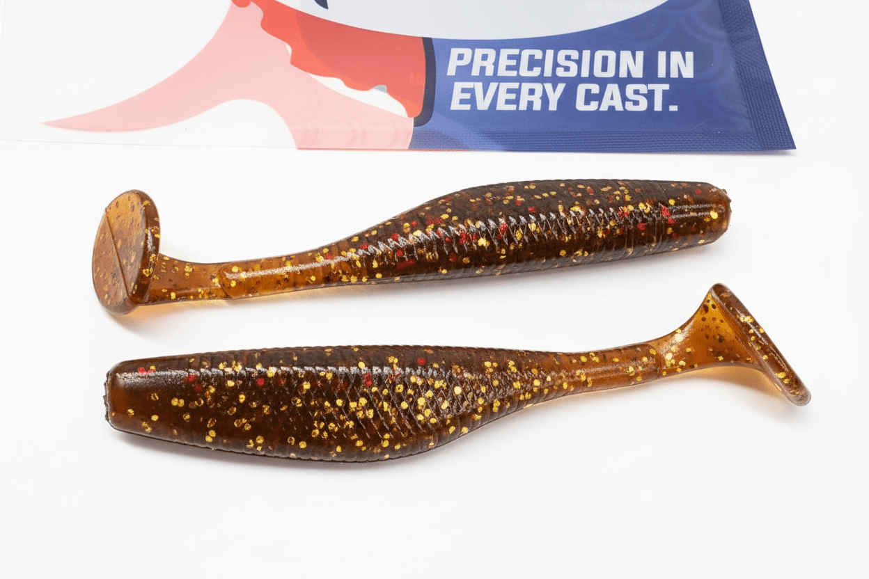 3.8" paddle tail 6ct. - Panhandle Lure Lab