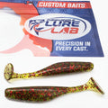 3.8" paddle tail 6ct. - Panhandle Lure Lab