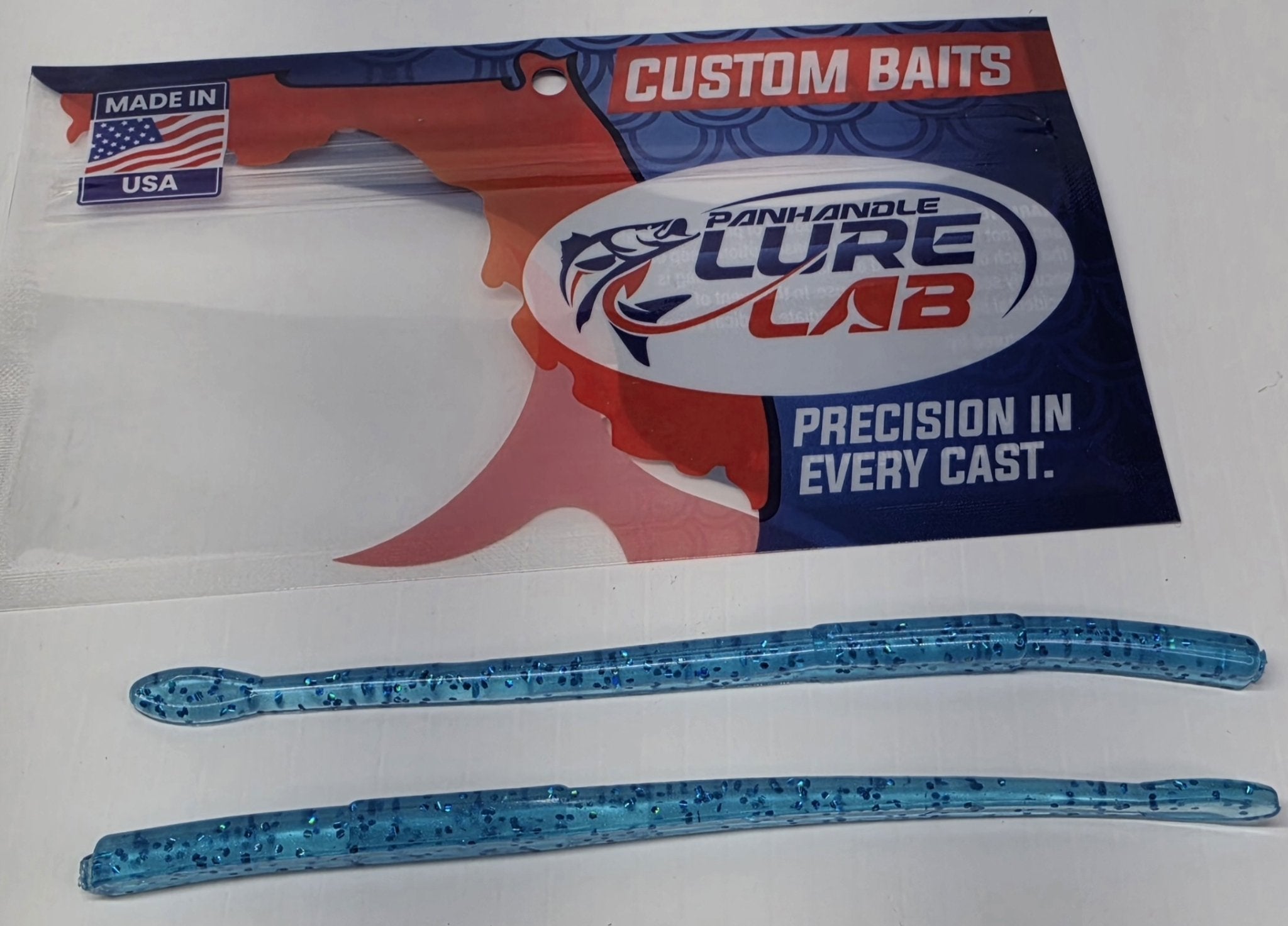 6" Bot Worm 8ct. - Panhandle Lure Lab